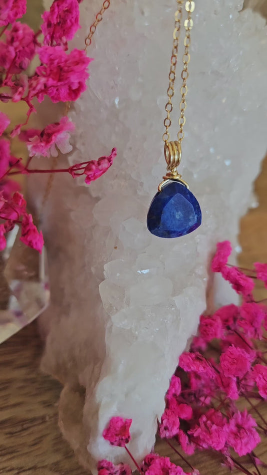 Lapislazuli , 925 Sterling Silber in 24 Karat gold plattiert